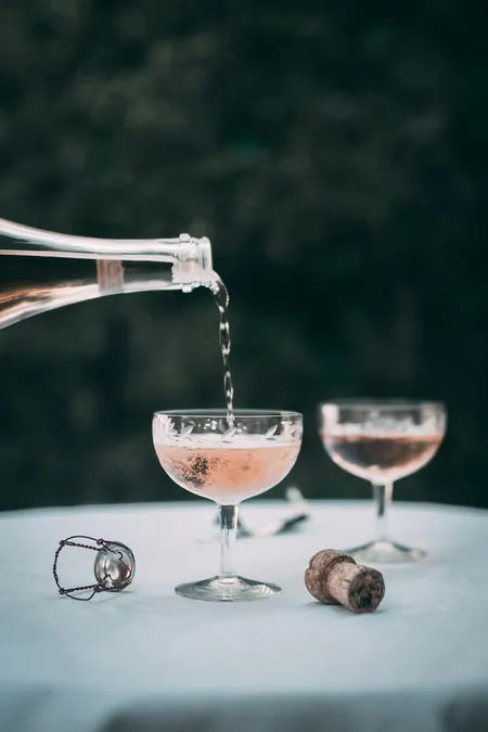 A welcoming image of a wine tasting or vineyard setting